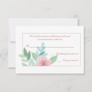 Cartes d'intervention du printemps romantique
