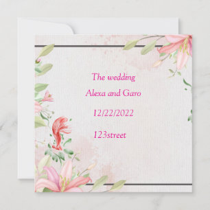 Cartes d'invitation
