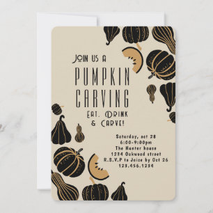 Cartes d'invitation à une fête de décoration de ci