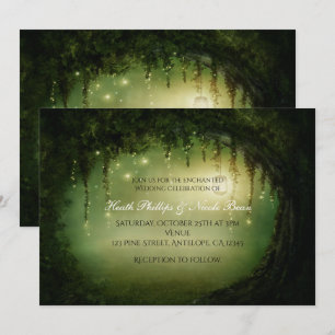 Cartes d'invitation Arbres de la Forêt Enchantée R