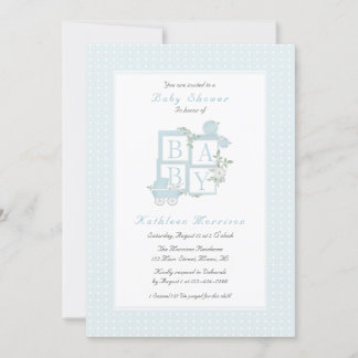 Cartes d'invitation classiques pour baby shower av