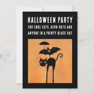 Cartes d'invitation créatives pour une fête d'Hall