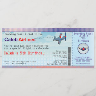 Cartes d'invitation d'anniversaire pour enfants av