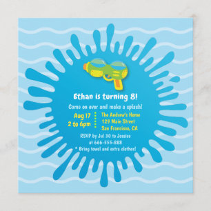 Cartes d'invitation d'anniversaire pour garçons av