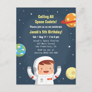 Cartes d'invitation d'anniversaire pour les garçon