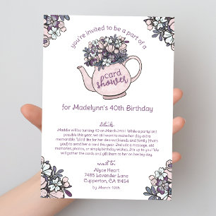 Cartes d'invitation d'anniversaire pour une fête a