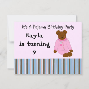 Cartes d'invitation d'anniversaire pour une soirée