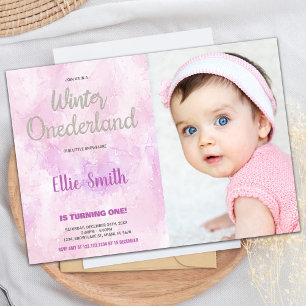 Cartes d'invitation d'anniversaire Winter ONEderla
