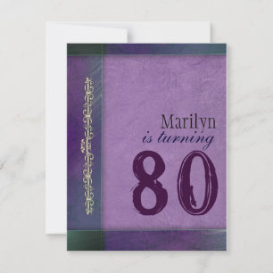 Cartes d'invitation de fête d'anniversaire de desi