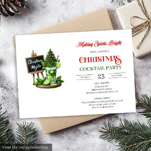 Cartes d'invitation de fête éditable pour cocktail