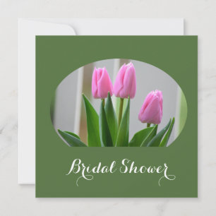 Cartes d'invitation de fiançailles aux fleurs de t