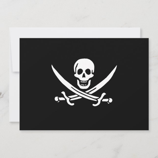 Cartes d'invitation de Jack Rackham (Devant)