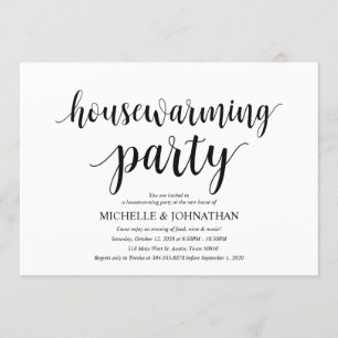 Cartes d'invitation de la Fête Parfaite pour le ré