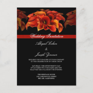 Cartes d'invitation de mariage