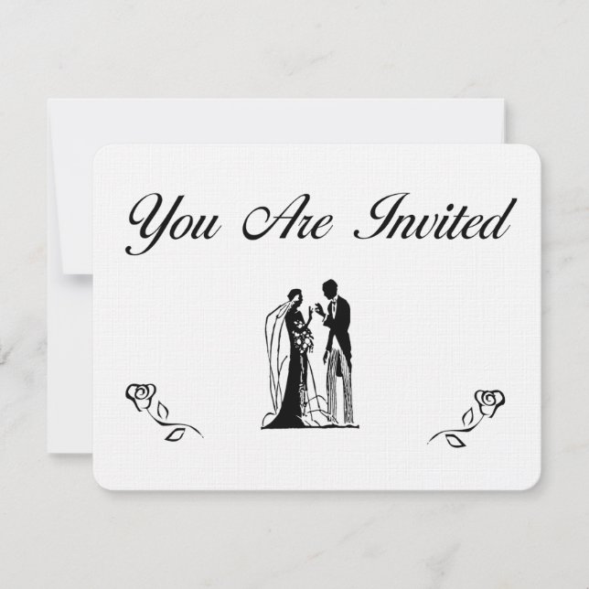 Cartes d'invitation de mariage (Devant)