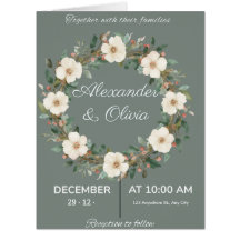 Cartes d'invitation de mariage