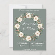 Cartes d'invitation de mariage