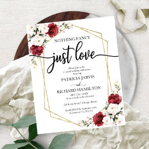 Cartes d'invitation de mariage à petit budget géom