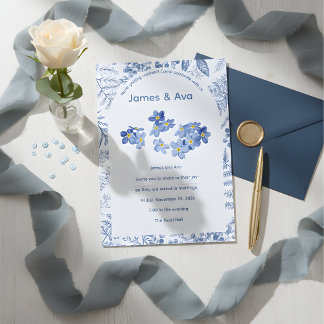 Cartes d'invitation de mariage classiques