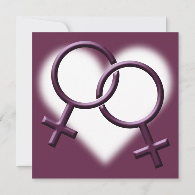 Cartes d'invitation de mariage Gay Pride pour les  (Devant)