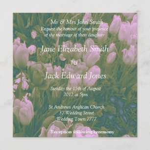 Cartes d'invitation de mariage personnalisées aux