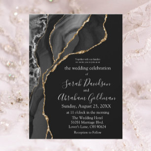 Cartes d'invitation de mariage personnalisées en f