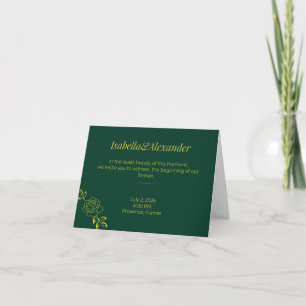 Cartes d'invitation de mariage Romance Héraldique