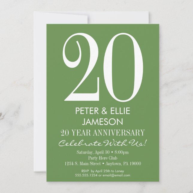 Cartes d'invitation de mariage simples et modernes (Devant)
