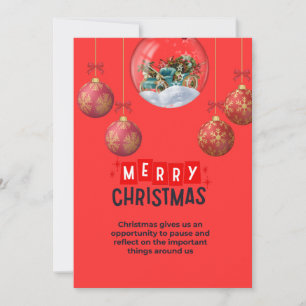 cartes d'invitation de noël