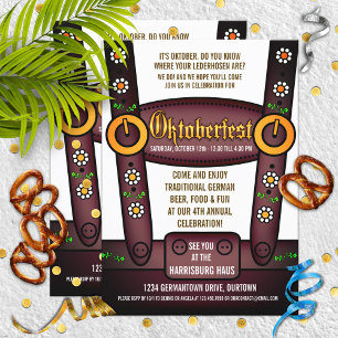 Cartes d'invitation drôles pour la fête de la Lede