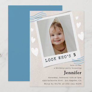 Cartes d'invitation drôles pour un 5ème anniversai