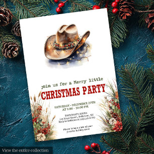 Cartes d'invitation éditable pour une fête de Noël