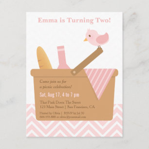 Cartes d'invitation élégantes pour l'anniversaire 