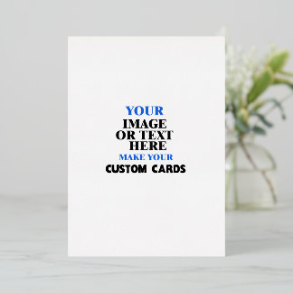 Cartes d'invitation en feuille personnalisées - Cr