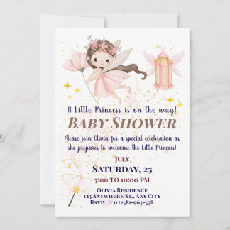 Cartes d'invitation fantaisistes pour la baby show