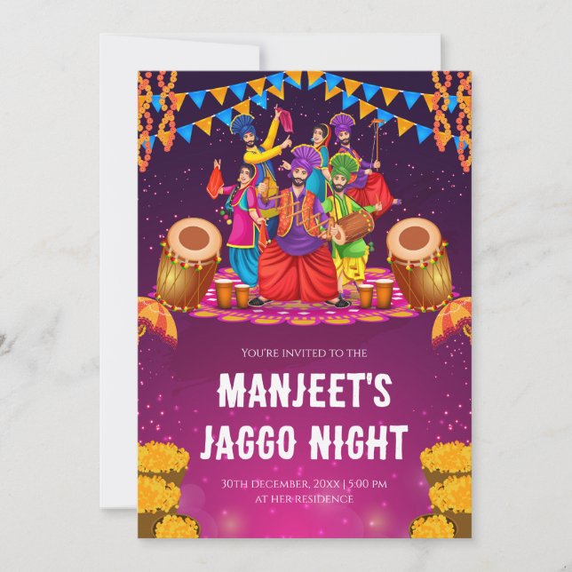 Cartes d'invitation Jago, Jago invite (Devant)