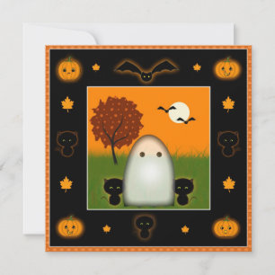 Cartes d'invitation mignonnes pour une fête d'Hall