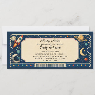 Cartes d'invitation modernes pour soirée