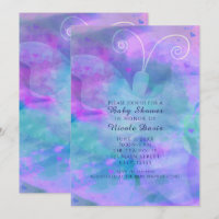 Cartes d'invitation pastel à motif papillon pour u