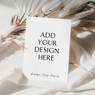 Cartes d'invitation personnalisées 13x18 cm & Pape