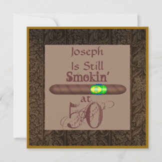 Cartes d'invitation personnalisées pour les 50 ans