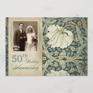 Cartes d'invitation photo pour les 50 ans de maria
