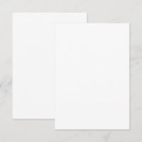 Cartes d'invitation plates mates 3,5x5 personnalis