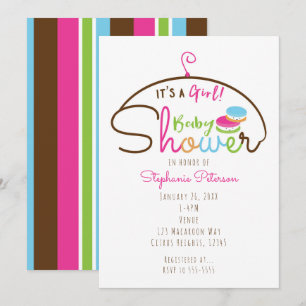 Cartes d'invitation pour Baby Shower de Little Mac