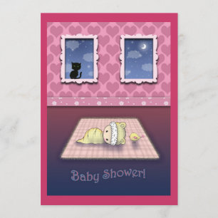 Cartes d'invitation pour Baby Shower mignonnes et