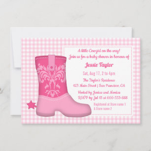 Cartes d'invitation pour Baby Shower sur le thème