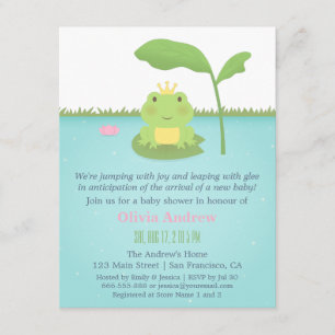 Cartes d'invitation pour Baby Shower sur le thème 