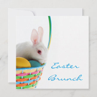 Cartes d'invitation pour brunch de Pâques 5,25" x