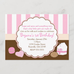 Cartes d'invitation pour fête d'anniversaire de fi