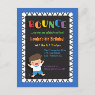 Cartes d'invitation pour fête d'anniversaire de ga
